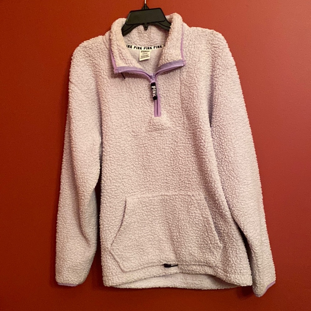 PINK Sherpa Pullover